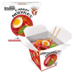 Raindrop Gummy Ramen Noodle Take Out Candy Box 3.88oz 12ct